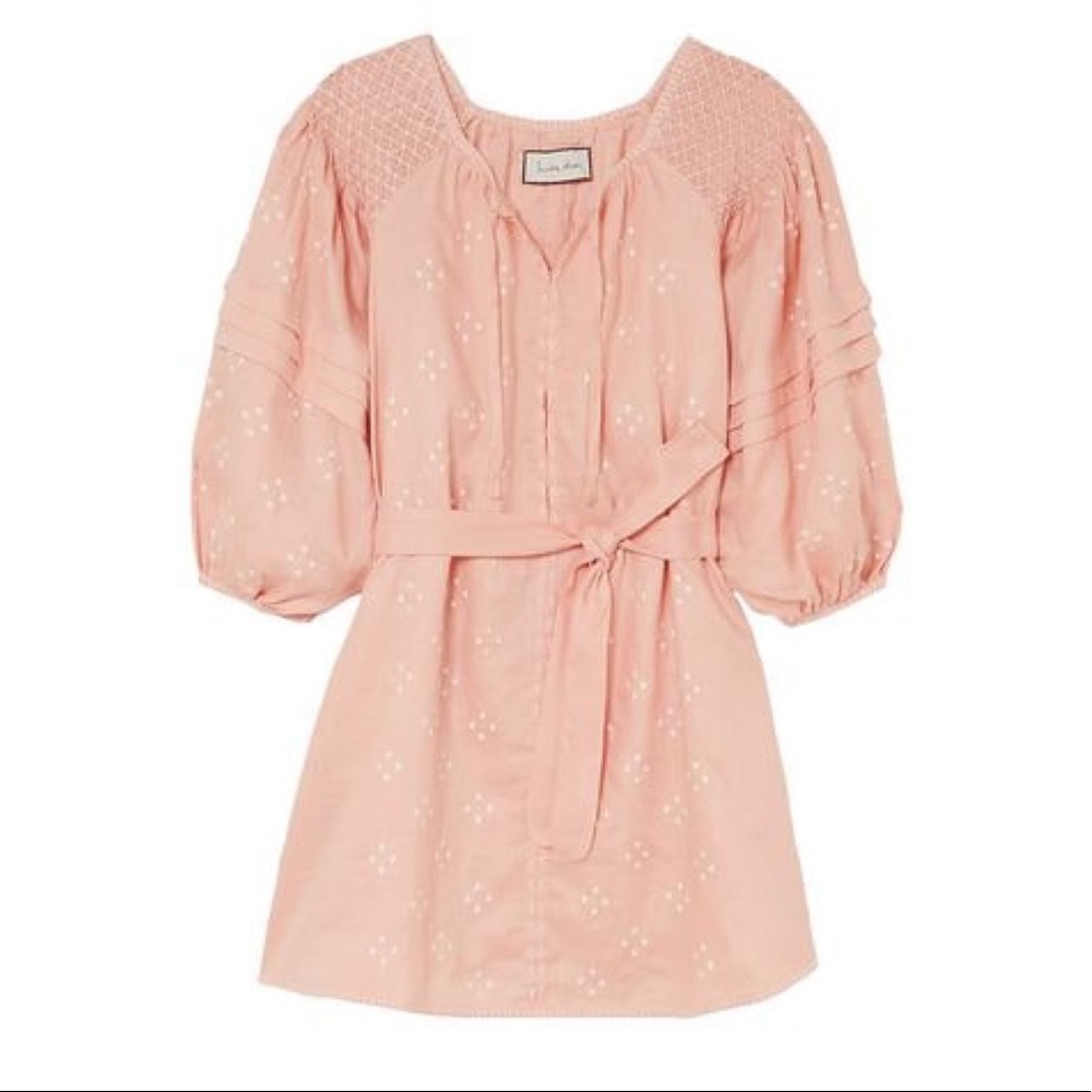 Innika Choo Light Pink Linen Dress